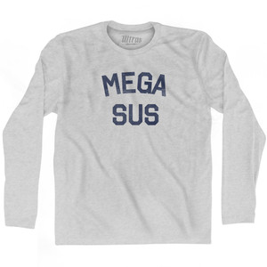 Mega Sus Adult Cotton Long Sleeve T-shirt by Ultras