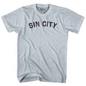 Sin City Adult Cotton T-shirt - Slver