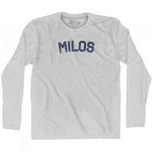 Milos Adult Cotton Long Sleeve T-shirt by Ultras