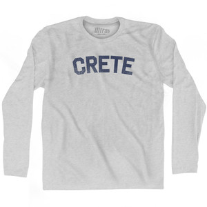 Crete Adult Cotton Long Sleeve T-shirt by Ultras