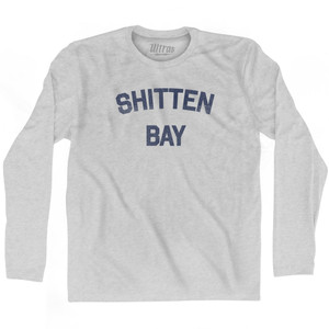 Shitten Bay Adult Cotton Long Sleeve T-shirt by Ultras