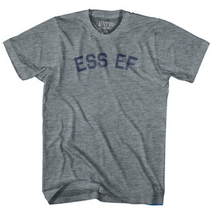 Ess Ef Adult Tri-Blend T-Shirt By Ultras