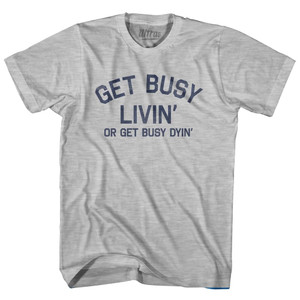 Get Busy Livin Or Get Busy Dyin Youth Cotton T-Shirt By Ultras Get Busy Livin Or Get Busy Dyin Youth Cotton T-Shirt By Ultras
