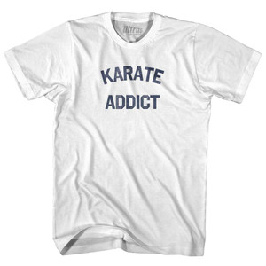 Karate Addict Womens Cotton Junior Cut T-Shirt - White