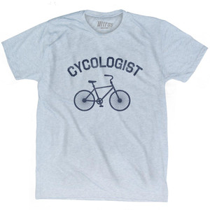 Cycologist Bike Adult Tri-Blend T-Shirt by Ultras