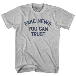Fake News You Can Trust Womens Cotton Junior Cut T-Shirt by Ultras
