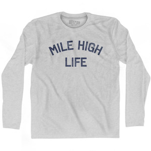 Mile High Life Adult Cotton Long Sleeve T-Shirt T-Shirt for Sale | Ultras, Tees, Shirts, Buy Now