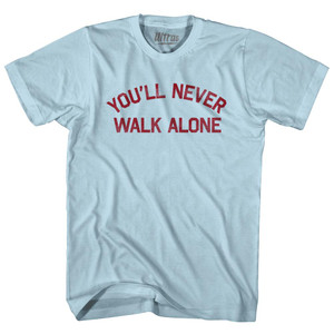 You’ll Never Walk Alone(中古品) You'll Never Walk Alone Liverpool Soccer Adult Cotton T-Shirt - Creme