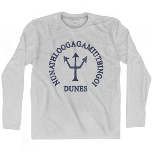 Alaska Nunathloogagamiutbingoi Dunes Trident Adult Cotton Long Sleeve by Life On the Strand Alaska Nunathloogagamiutbingoi Dunes Trident Adult Cotton Long Sleeve by Life On the Strand