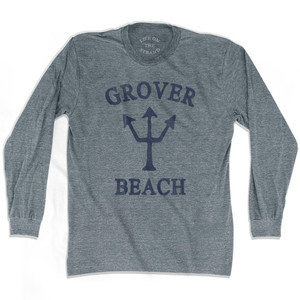 California Grover Beach Trident Adult Tri-Blend Long Sleeve by Life On the Strand California Grover Beach Trident Adult Tri-Blend Long Sleeve by Life On the Strand