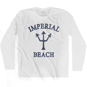 California Imperial Beach Trident Adult Cotton Long Sleeve by Life On the Strand