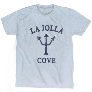 California La Jolla Cove Trident Adult Tri-Blend by Life On the Strand California La Jolla Cove Trident Adult Tri-Blend by Life On the Strand