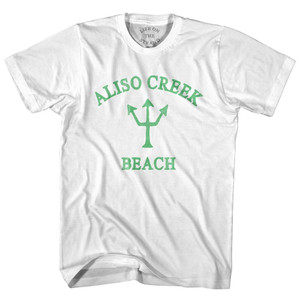 California Aliso Creek Beach Emerald Art Trident Womens Cotton Junior Cut by Life On the Strand