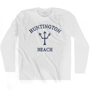 California Huntington Beach Trident Adult Cotton Long Sleeve by Life On the Strand California Huntington Beach Trident Adult Cotton Long Sleeve by Life On the Strand