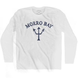 California Morro Bay Trident Adult Cotton Long Sleeve by Life On the Strand California Morro Bay Trident Adult Cotton Long Sleeve by Life On the Strand