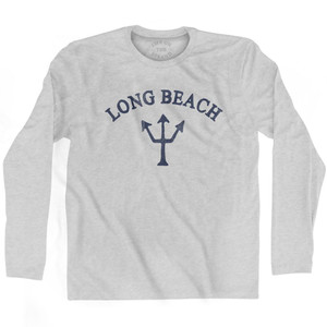 California Long Beach Trident Adult Cotton Long Sleeve by Life On the Strand California Long Beach Trident Adult Cotton Long Sleeve by Life On the Strand