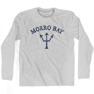 California Morro Bay Trident Adult Cotton Long Sleeve by Life On the Strand California Morro Bay Trident Adult Cotton Long Sleeve by Life On the Strand