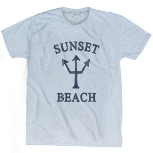 California Sunset Beach Trident Adult Tri-Blend by Life On the Strand