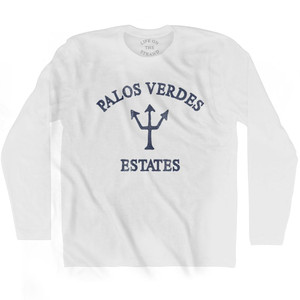 California Palos Verdes Estates Trident Adult Cotton Long Sleeve by Life On the Strand California Palos Verdes Estates Trident Adult Cotton Long Sleeve by Life On the Strand