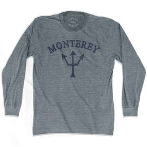 California Monterey Trident Adult Tri-Blend Long Sleeve by Life On the Strand