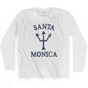 California Santa Monica Trident Adult Cotton Long Sleeve by Life On the Strand