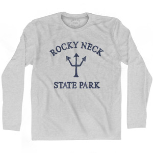 Connecticut Rocky Neck State Park Trident Adult Cotton Long Sleeve by Life On the Strand Connecticut Rocky Neck State Park Trident Adult Cotton Long Sleeve by Life On the Strand
