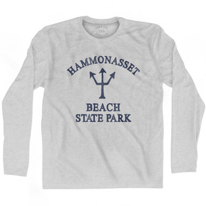 Connecticut Hammonasset Beach State Park Trident Adult Cotton Long Sleeve by Life On the Strand Connecticut Hammonasset Beach State Park Trident Adult Cotton Long Sleeve by Life On the Strand