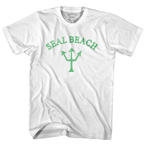 California Seal Beach Emerald Art Trident Adult Cotton by Life On the Strand