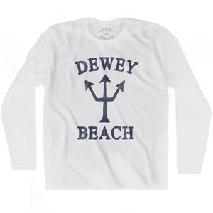 Delaware Dewey Beach Trident Adult Cotton Long Sleeve by Life On the Strand