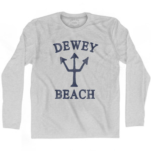 Delaware Dewey Beach Trident Adult Cotton Long Sleeve by Life On the Strand Delaware Dewey Beach Trident Adult Cotton Long Sleeve by Life On the Strand