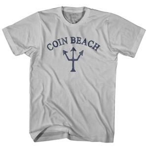 Delaware Coin Beach Trident Adult Cotton by Life On the Strand
