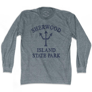 Delaware Sherwood Island State Park Trident Adult Tri-Blend Long Sleeve by Life On the Strand Delaware Sherwood Island State Park Trident Adult Tri-Blend Long Sleeve by Life On the Strand