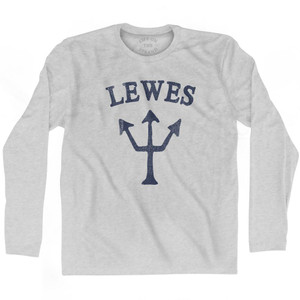 Delaware Lewes Trident Adult Cotton Long Sleeve by Life On the Strand Delaware Lewes Trident Adult Cotton Long Sleeve by Life On the Strand