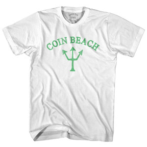 Delaware Coin Beach Emerald Art Trident Youth Cotton by Life On the Strand Delaware Coin Beach Emerald Art Trident Youth Cotton by Life On the Strand