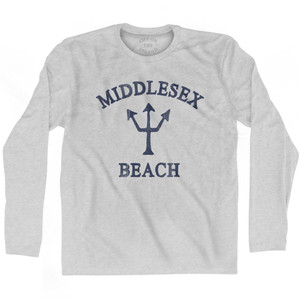 Delaware Middlesex Beach Trident Adult Cotton Long Sleeve by Life On the Strand Delaware Middlesex Beach Trident Adult Cotton Long Sleeve by Life On the Strand