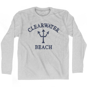 Florida Clearwater Beach Trident Adult Cotton Long Sleeve by Life On the Strand Florida Clearwater Beach Trident Adult Cotton Long Sleeve by Life On the Strand