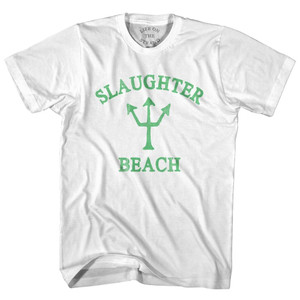 Delaware Slaughter Beach Emerald Art Trident Womens Cotton Junior Cut by Life On the Strand
