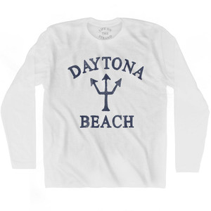Florida Daytona Beach Trident Adult Cotton Long Sleeve by Life On the Strand