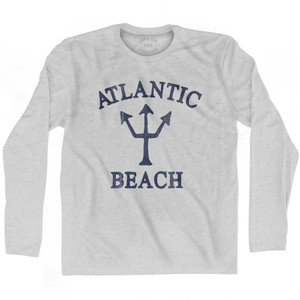 Florida Atlantic Beach Trident Adult Cotton Long Sleeve by Life On the Strand Florida Atlantic Beach Trident Adult Cotton Long Sleeve by Life On the Strand
