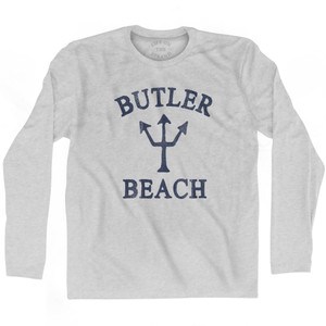 Florida Butler Beach Trident Adult Cotton Long Sleeve by Life On the Strand Florida Butler Beach Trident Adult Cotton Long Sleeve by Life On the Strand