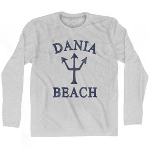 Florida Dania Beach Trident Adult Cotton Long Sleeve by Life On the Strand Florida Dania Beach Trident Adult Cotton Long Sleeve by Life On the Strand