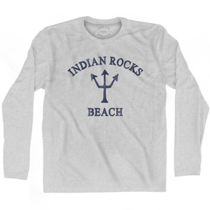 Florida Indian Rocks Beach Trident Adult Cotton Long Sleeve by Life On the Strand