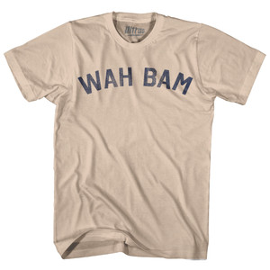Wah Bam Adult Cotton T-shirt - Creme