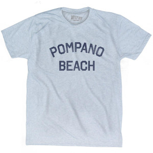 Florida Pompano Beach Trident Adult Tri-Blend by Life On the Strand Florida Pompano Beach Trident Adult Tri-Blend by Life On the Strand