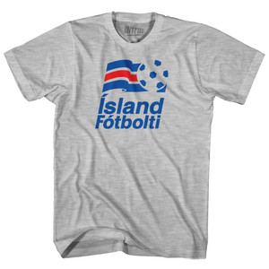 Iceland Soccer ISLAND Fotolti Flag and Ball Logo Womens Cotton Junior Cut T-Shirt T-Shirt for Sale | Ultras, Tees, Shirts, Buy Now