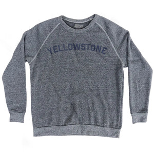Yellowstone Adult Tri-Blend Sweatshirt - Athletic Grey Yellowstone Adult Tri-Blend Sweatshirt - Athletic Grey