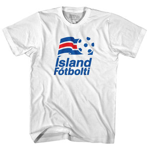 Iceland Soccer ISLAND Fotolti Flag and Ball Logo Womens Cotton Junior Cut T-Shirt T-Shirt for Sale | Ultras, Tees, Shirts, Buy Now