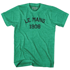 Le Mans 1908 Adult Tri-Blend T-Shirt - Heather Green