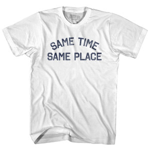 Same Time Same Place Youth Cotton T-Shirt by Ultras