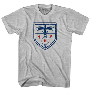 Vintage Haiti Soccer Crest Adult Cotton T-Shirt by Ultras